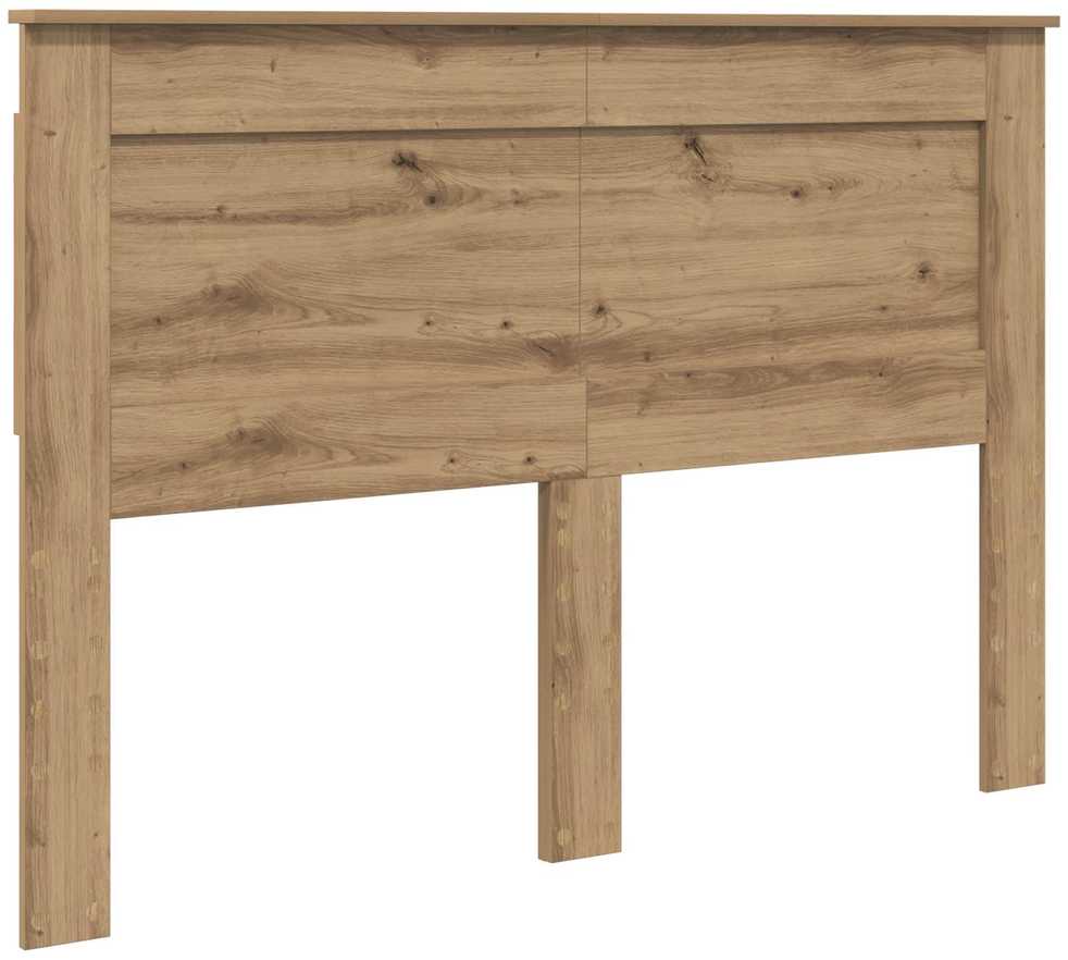 Lova Lovos rėmas su stalčių Balta 140 x 190 cm Apdirbta mediena