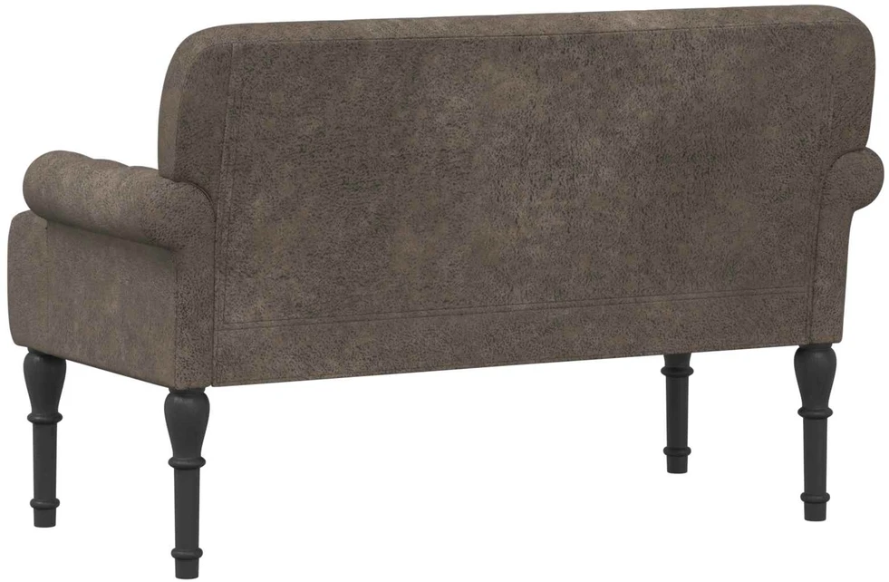 Sofa Minkštas kampas su mygtukų apmušalais Tamsiai pilka