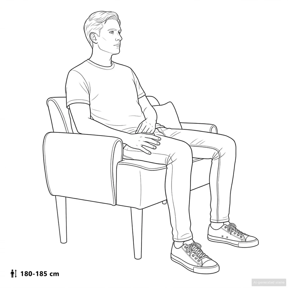 Sofa Minkštas kampas su mygtukų apmušalais Smėlio 117 x 67 x 77 cm