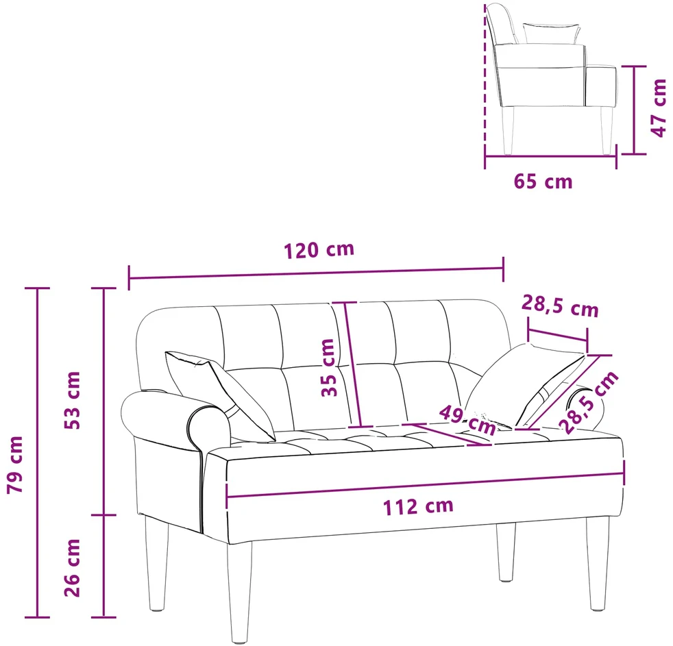 Sofa Minkštas kampas su mygtukų apmušalais Šviesiai pilka Audinys