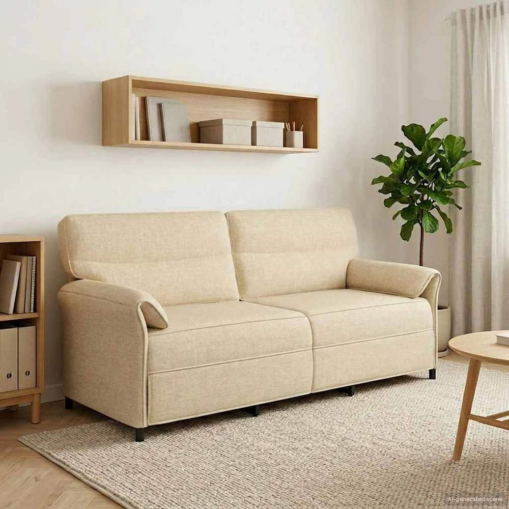 Sofa 100% poliesteris metalinis rėmas MDF, fanera