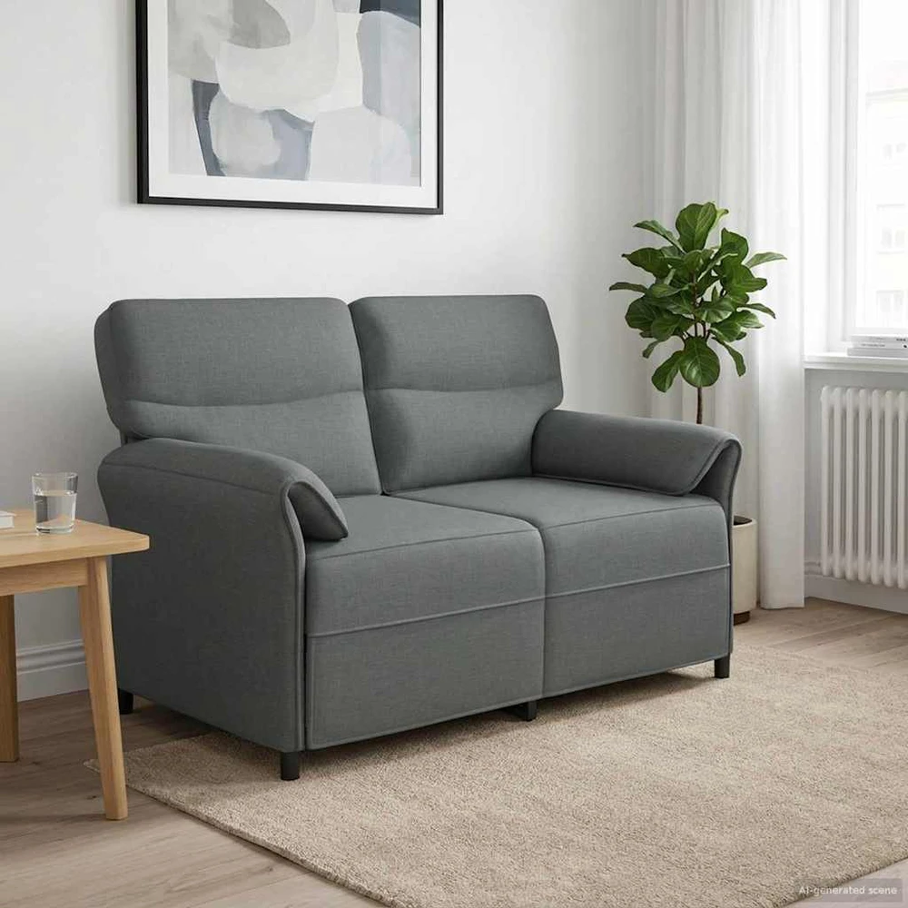 Sofa 100% poliesteris metalinis rėmas MDF, fanera