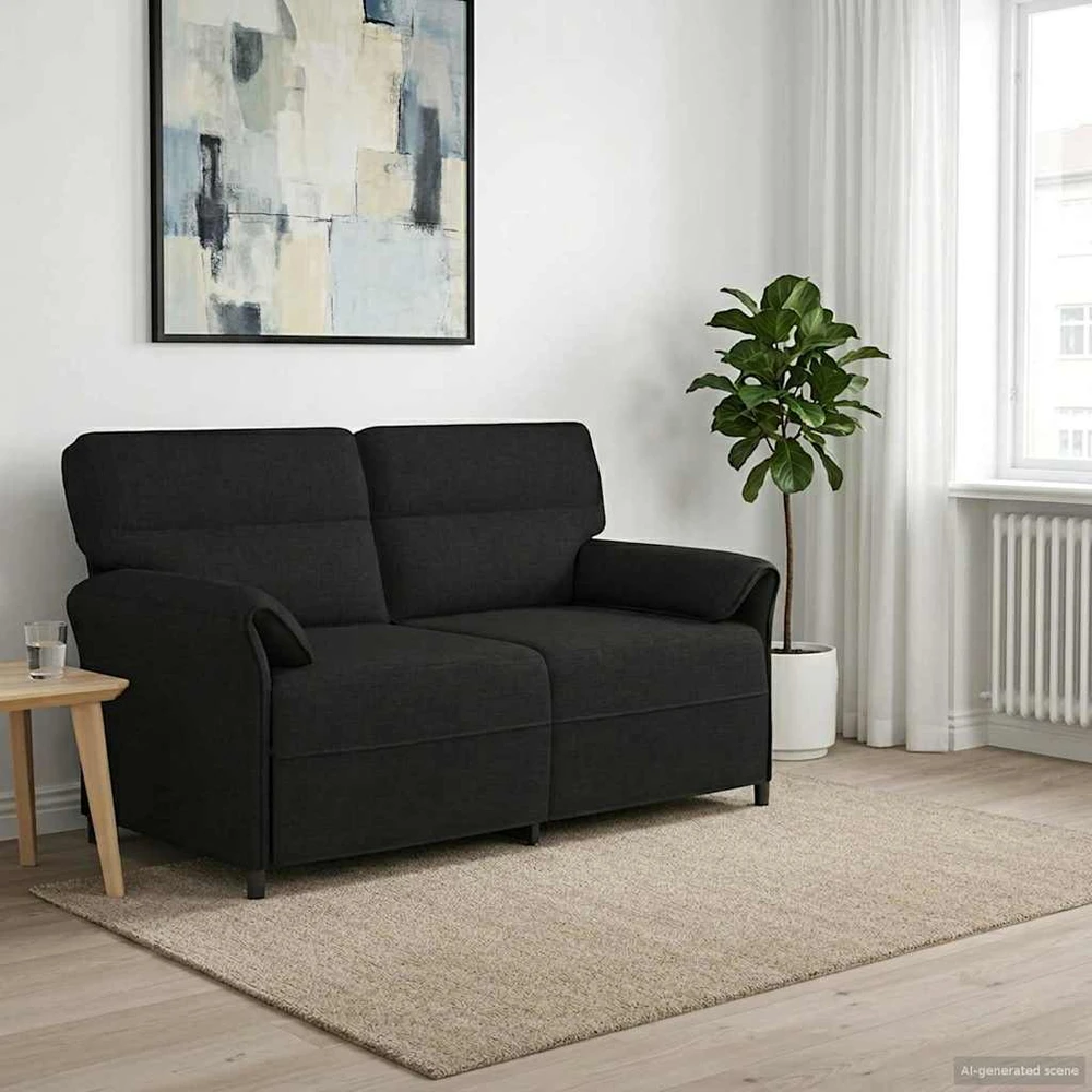 Sofa 100% poliesteris metalinis rėmas MDF, fanera