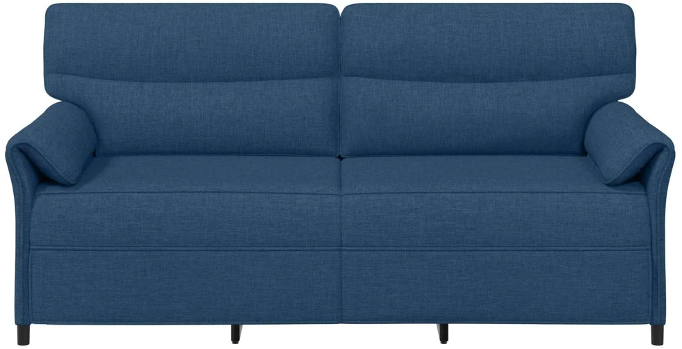3-Vietis Sofa 3 vietos Mėlyna 198 x 83 x 95 cm Audinys