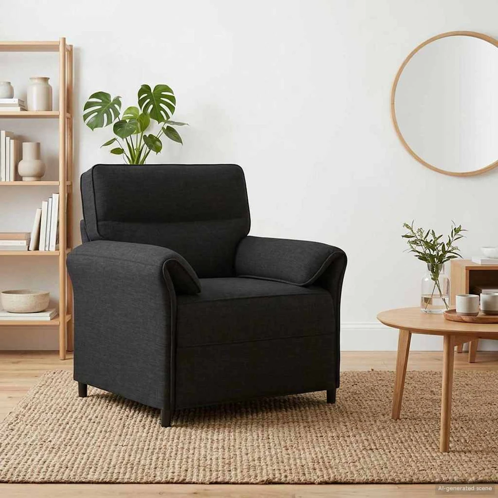Sofa 100% poliesteris metalinis rėmas MDF, fanera