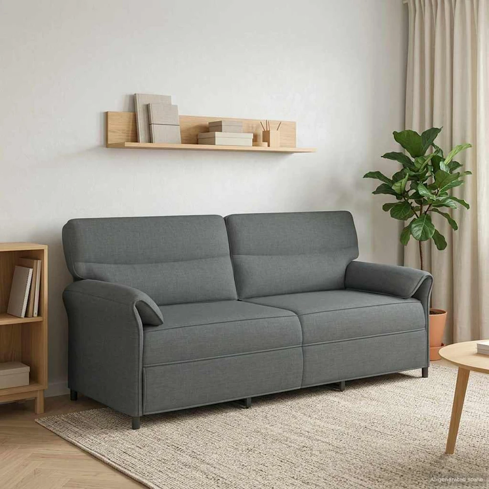 Sofa 100% poliesteris metalinis rėmas MDF, fanera