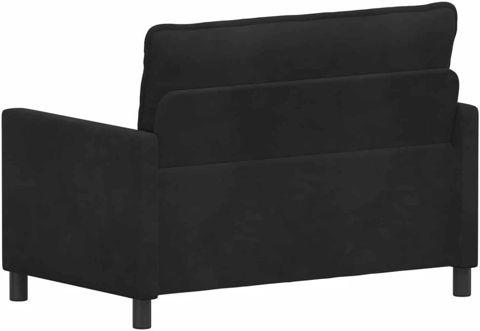 Sofa Juoda 126 x 81 x 87,5 cm Aksomas