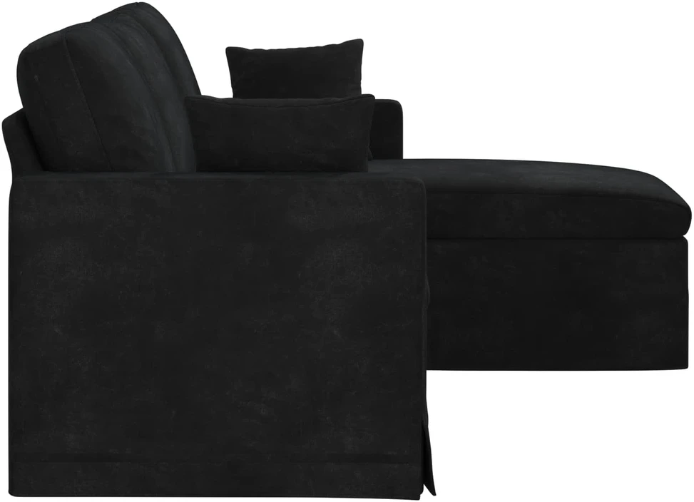 Sofa Juoda 178 x 134 x 80 cm Aksomas