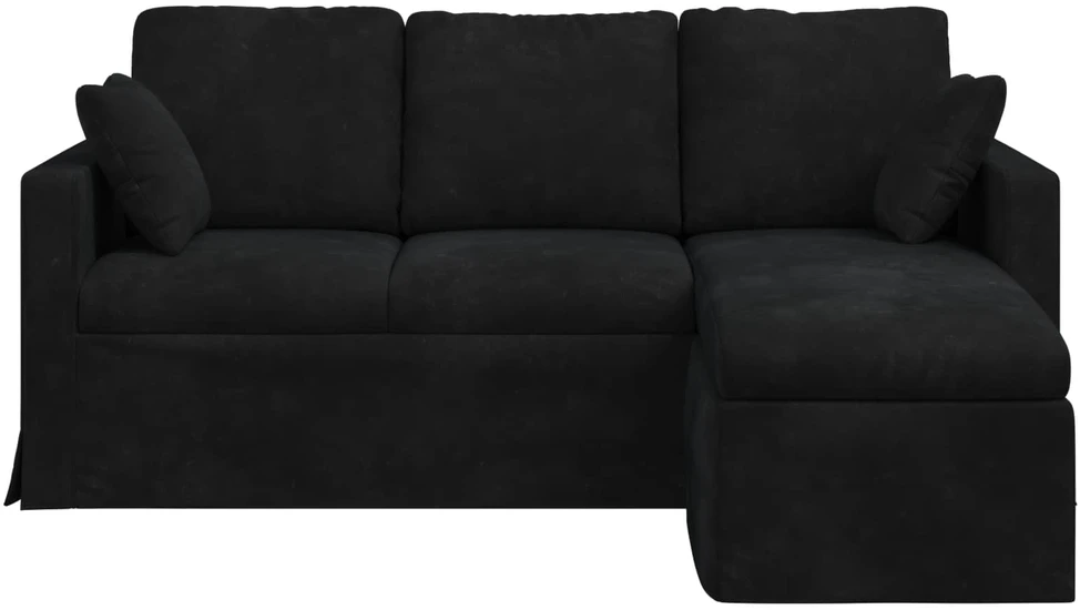 Sofa Juoda 178 x 134 x 80 cm Aksomas