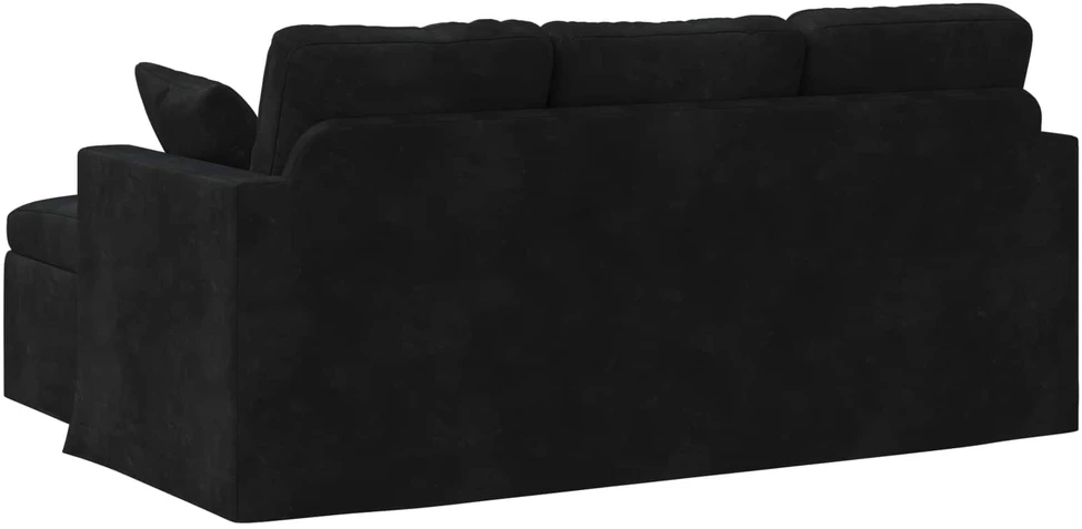 Sofa Juoda 178 x 134 x 80 cm Aksomas