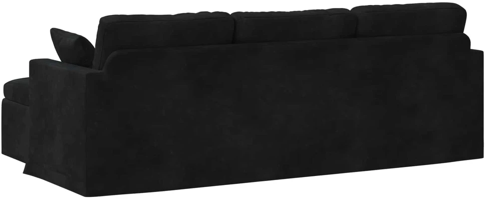 Sofa Juoda 228 x 134 x 80 cm Aksomas
