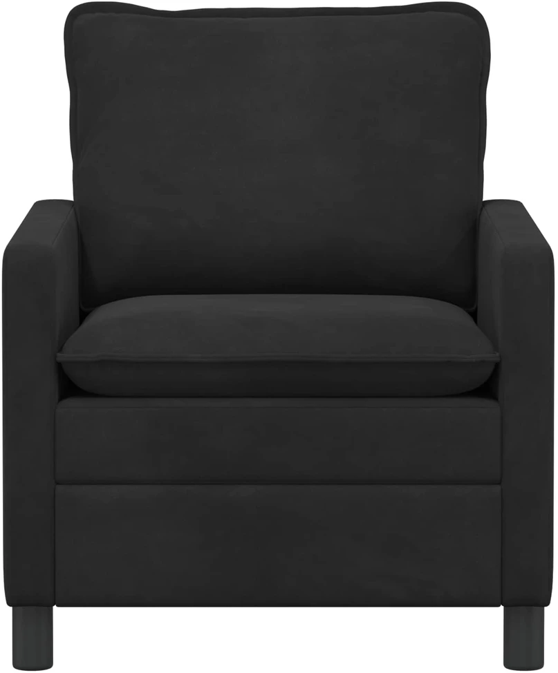 Sofa Juoda 76 x 81 x 87,5 cm Aksomas
