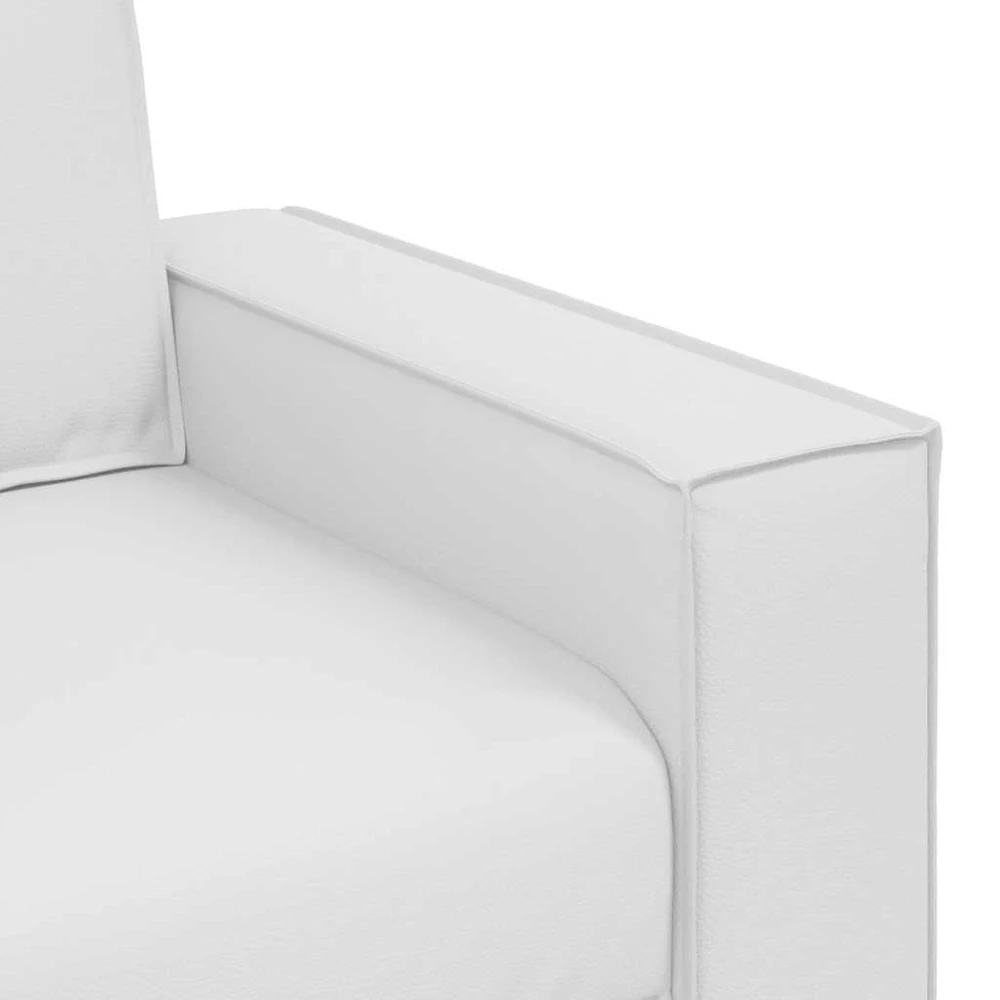 Sofa Kėdė Baltas 100 cm Dirbtinė oda
