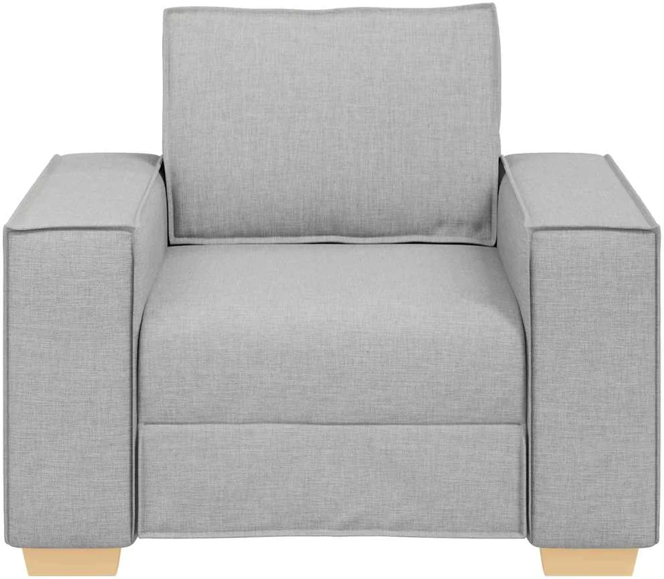 Sofa-kėdė, debesų pilka, 100x78x84 cm, audinys