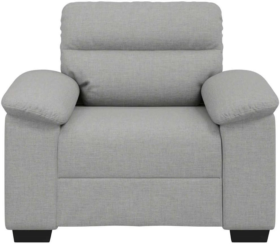 Sofa-kėdė, debesų pilka, 100x81x84 cm, audinys