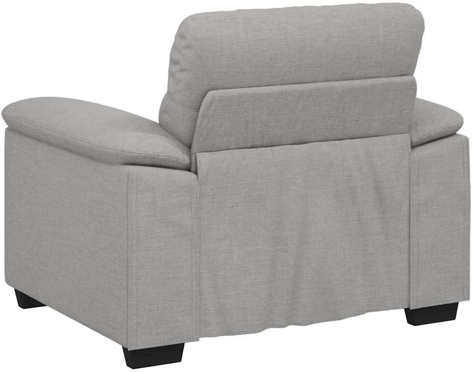 Sofa-kėdė, debesų pilka, 100x81x84 cm, audinys