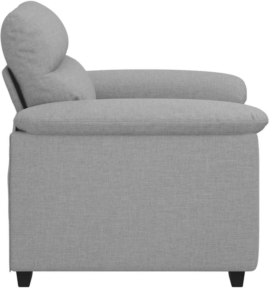 Sofa-kėdė, debesų pilka, 100x81x84 cm, audinys