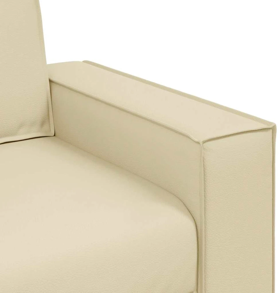 Sofa Kėdė Kreminė 100 cm Dirbtinė oda
