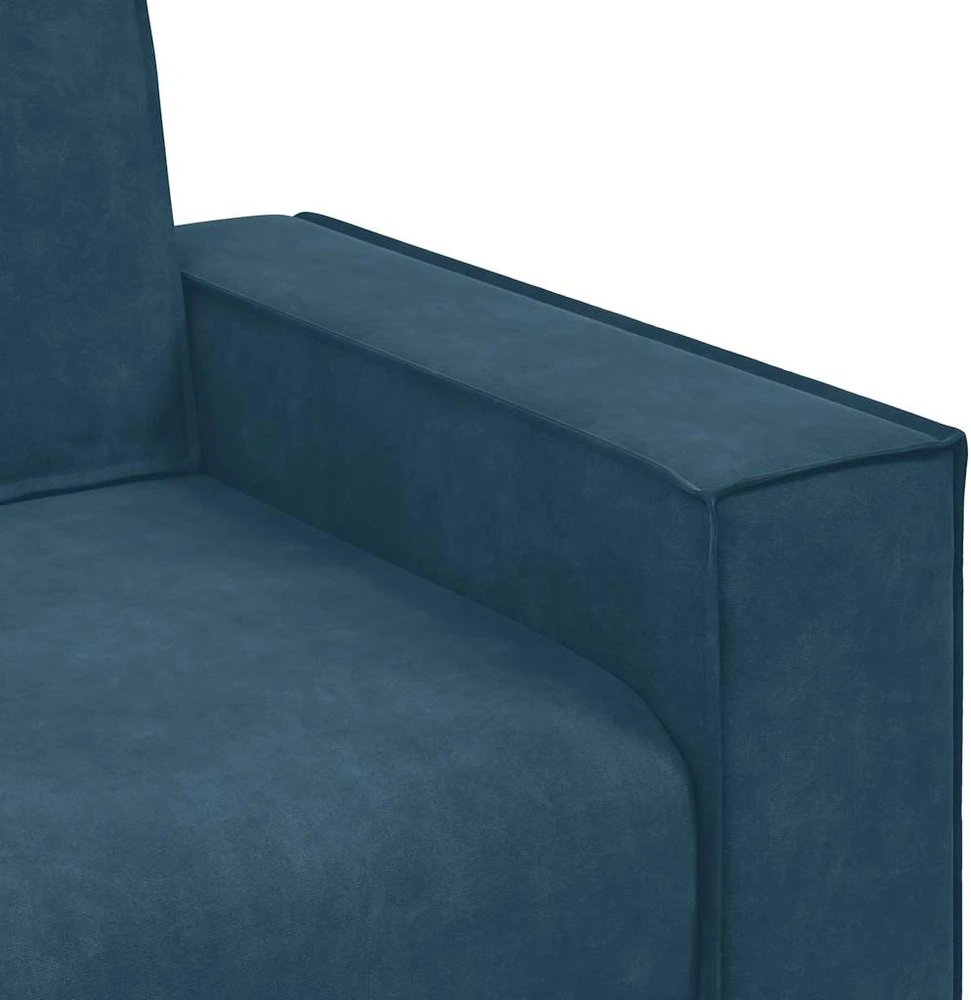 Lova Sofa-kėdė, mėlyna, 100x78x84 cm, aksomas