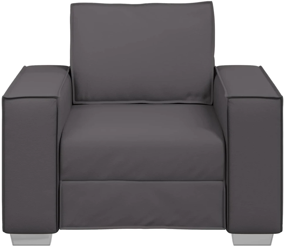 Sofa Kėdė Pilka 100 cm Dirbtinė oda