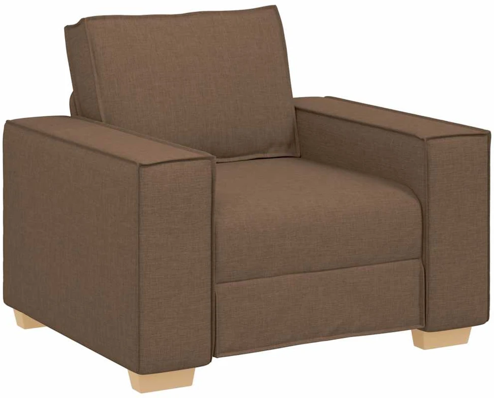 Sofa-kėdė, ruda, 100x78x84 cm, audinys