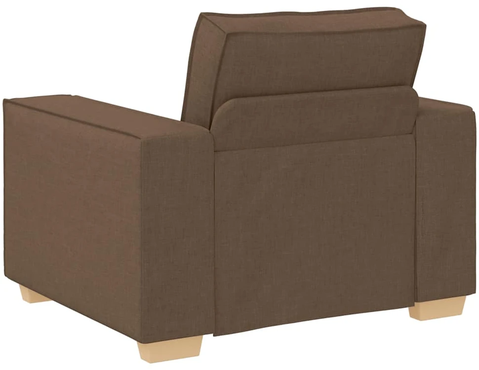 Sofa-kėdė, ruda, 100x78x84 cm, audinys