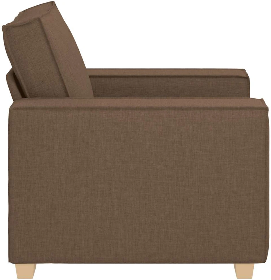 Sofa-kėdė, ruda, 100x78x84 cm, audinys