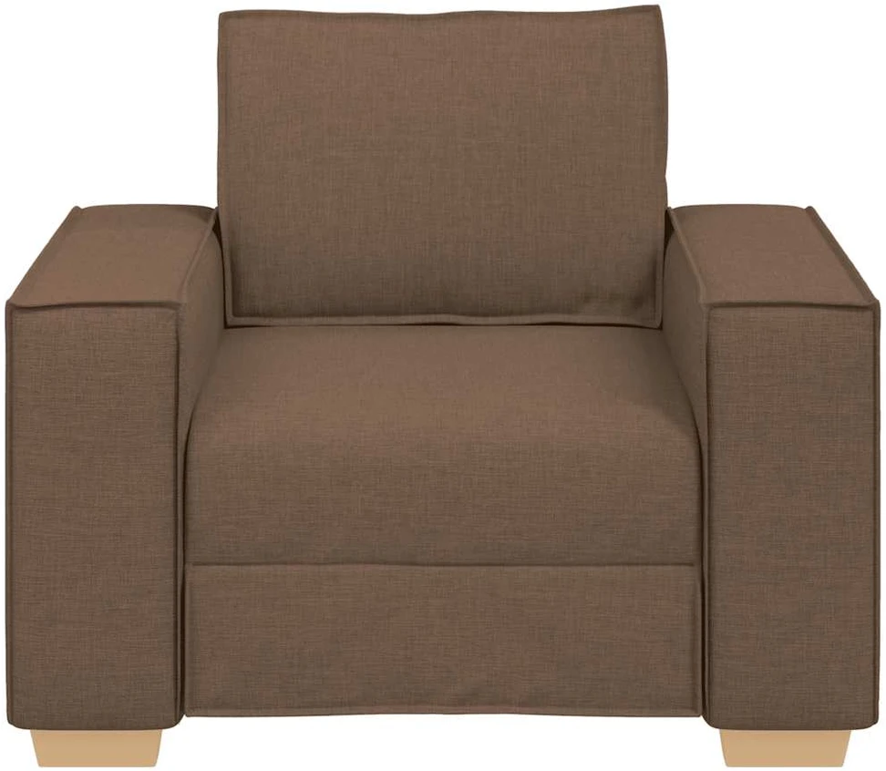Sofa-kėdė, ruda, 100x78x84 cm, audinys