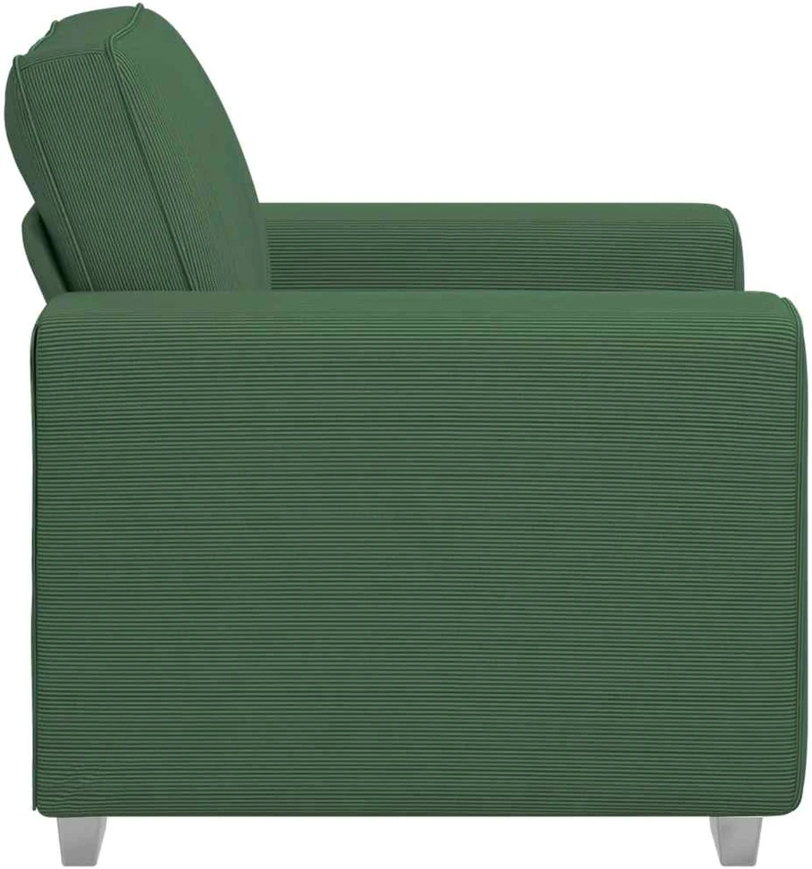Sofa-kėdė, tamsiai žalia, 100x77x82 cm, velvetas, audinys