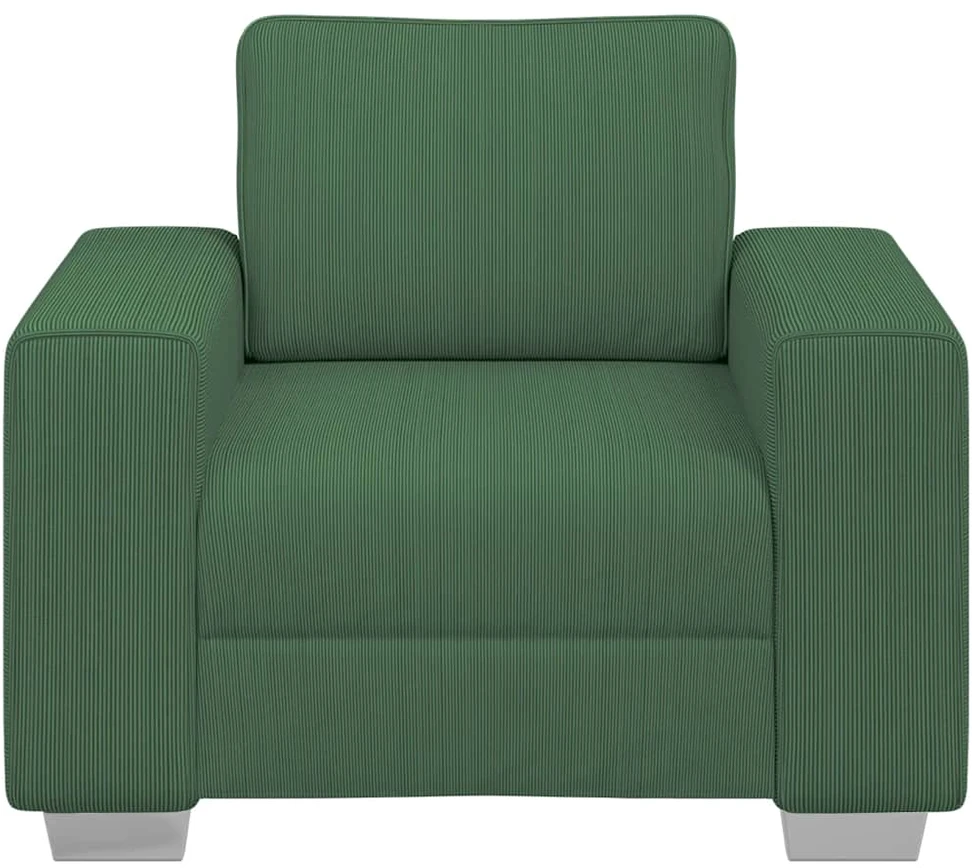 Sofa-kėdė, tamsiai žalia, 100x77x82 cm, velvetas, audinys