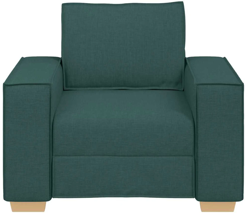 Sofa-kėdė, tamsiai žalia, 100x78x84 cm, audinys