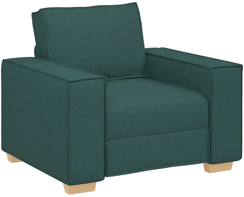 Sofa-kėdė, tamsiai žalia, 100x78x84 cm, audinys