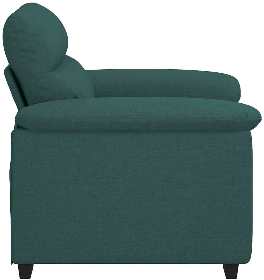 Sofa-kėdė, tamsiai žalia, 100x81x84 cm, audinys