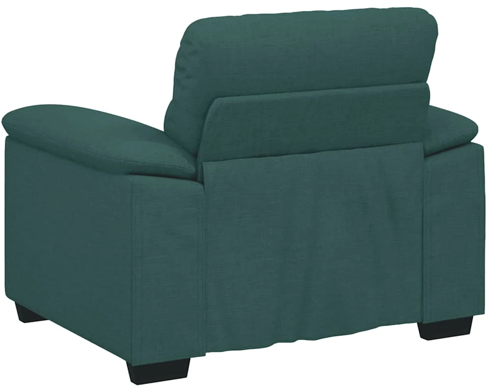 Sofa-kėdė, tamsiai žalia, 100x81x84 cm, audinys