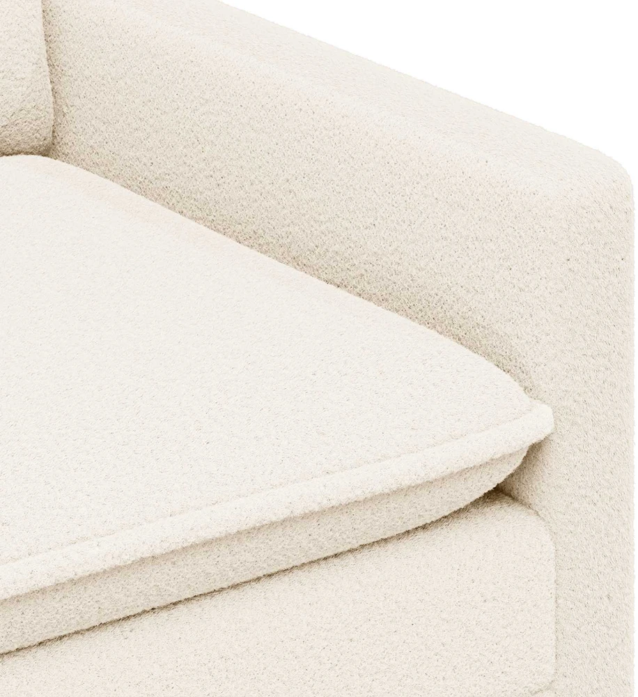 Sofa Kreminė 126 x 81 x 87,5 cm Audinys