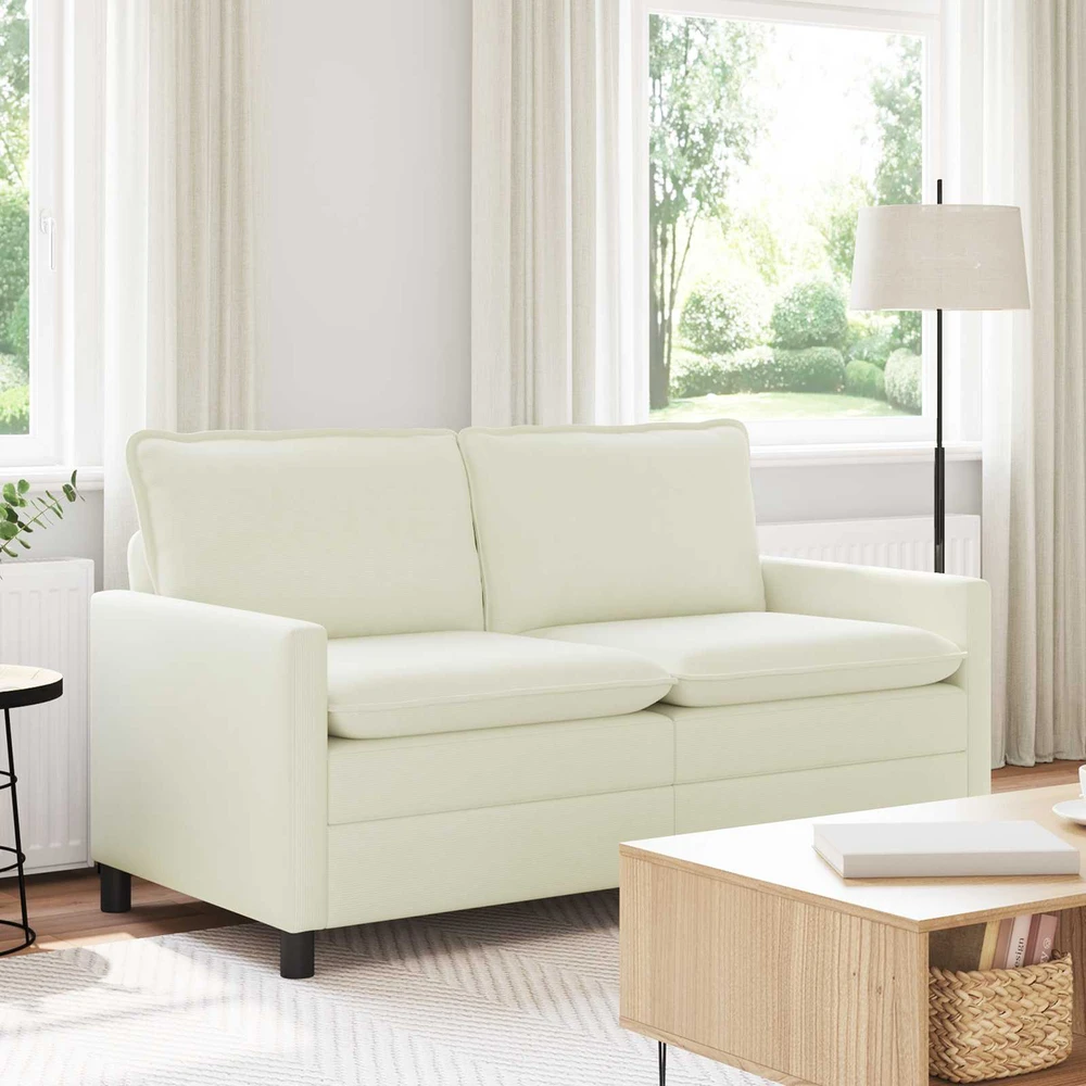 Sofa Kreminė 156 x 81 x 87,5 cm Audinys