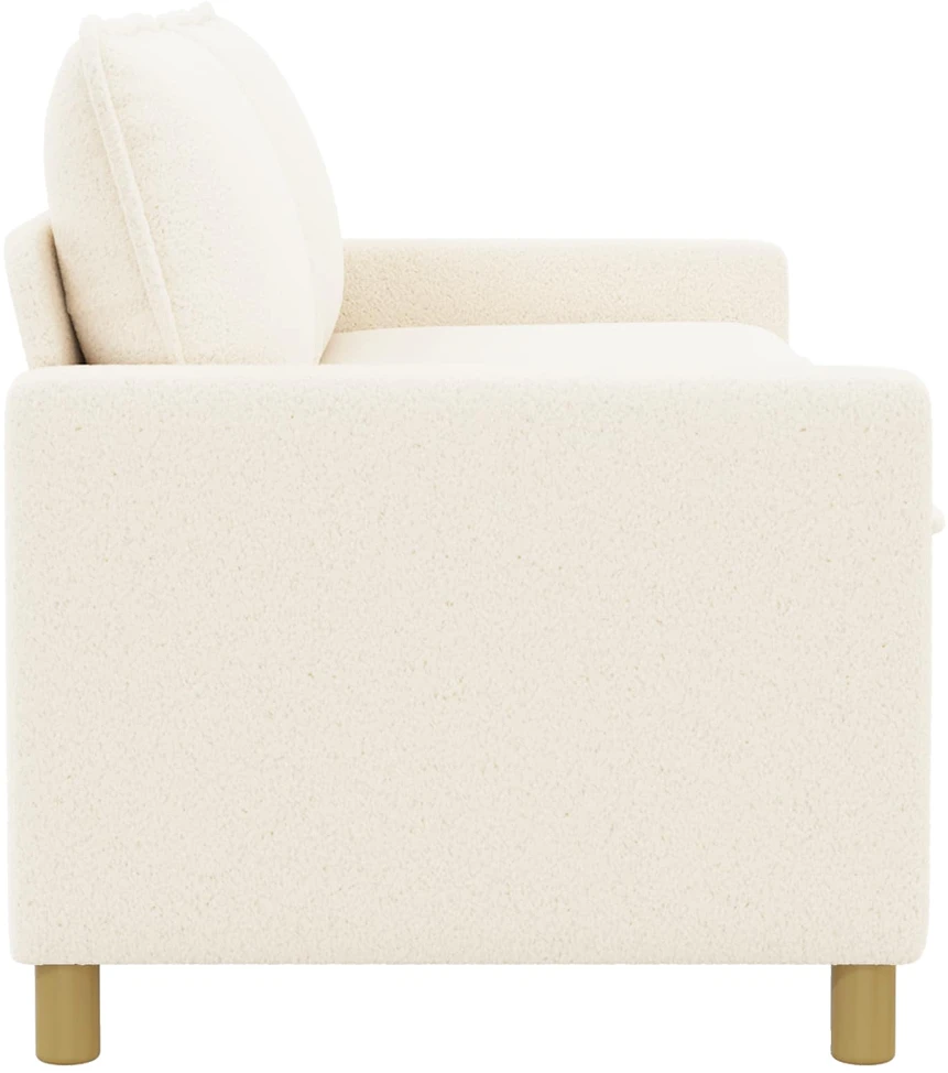 Sofa Kreminė 156 x 81 x 87,5 cm Audinys