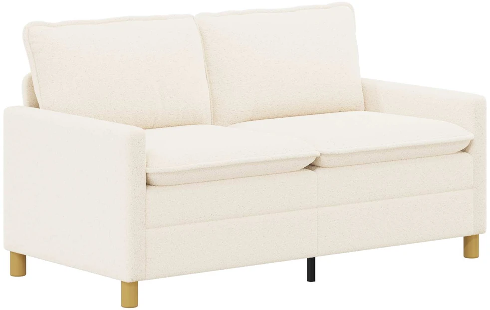 Sofa Kreminė 156 x 81 x 87,5 cm Audinys