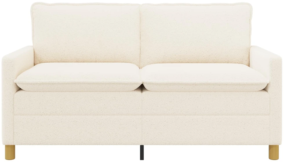 Sofa Kreminė 156 x 81 x 87,5 cm Audinys