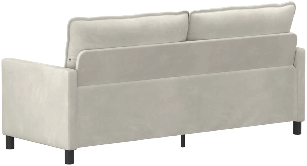 Sofa Kreminė 196 x 81 x 87,5 cm Aksomas