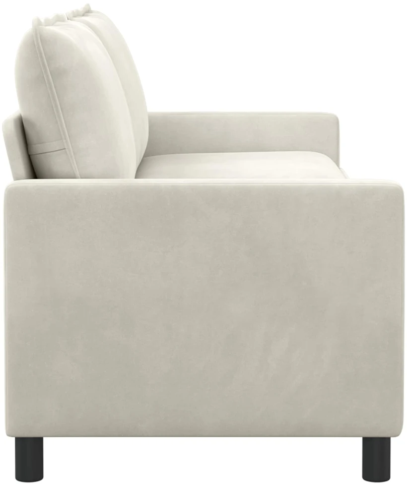 Sofa Kreminė 196 x 81 x 87,5 cm Aksomas