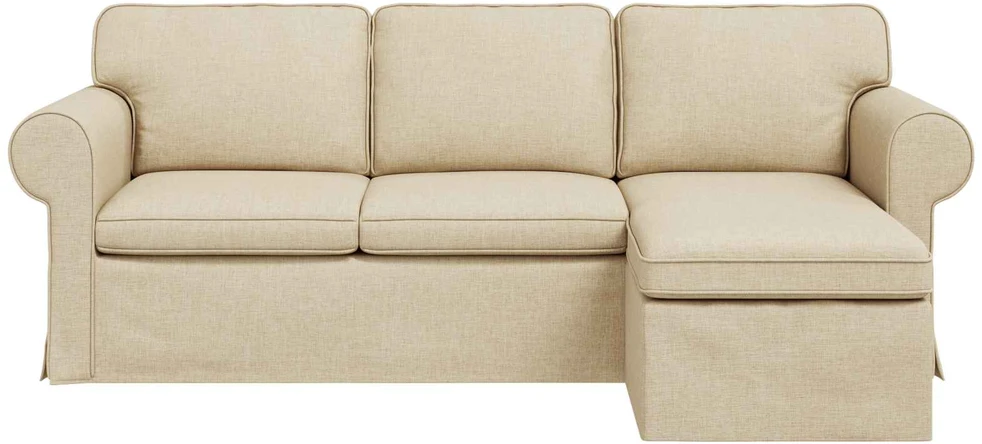Sofa Kreminė 215 x 138 x 80 cm audinys