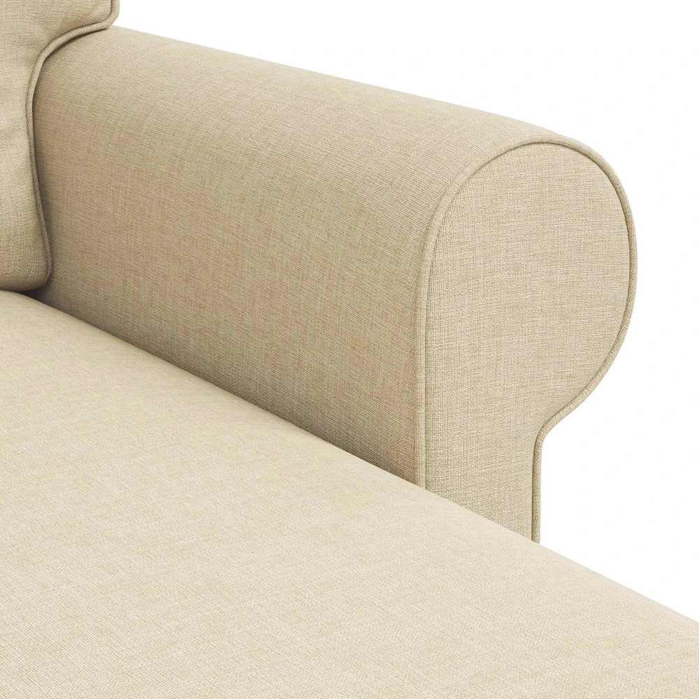 Sofa Kreminė 215 x 138 x 80 cm audinys
