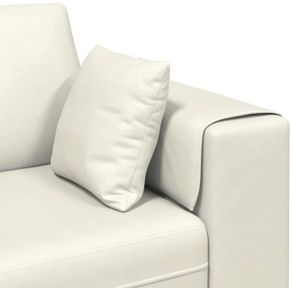 Sofa Kreminė 250 x 77 x 76 cm Aksomas