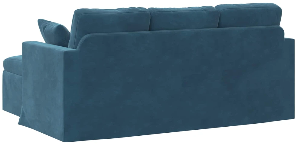 Sofa Mėlyna 178 x 134 x 80 cm Aksomas