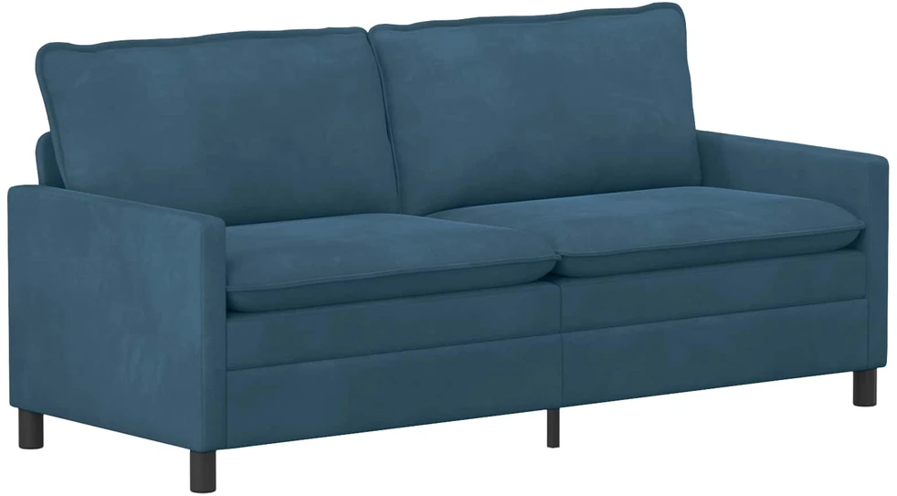 Sofa Mėlyna 196 x 81 x 87,5 cm Aksomas
