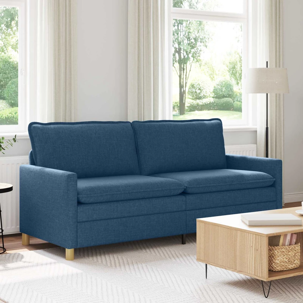Sofa Mėlyna 196 x 81 x 87,5 cm Audinys