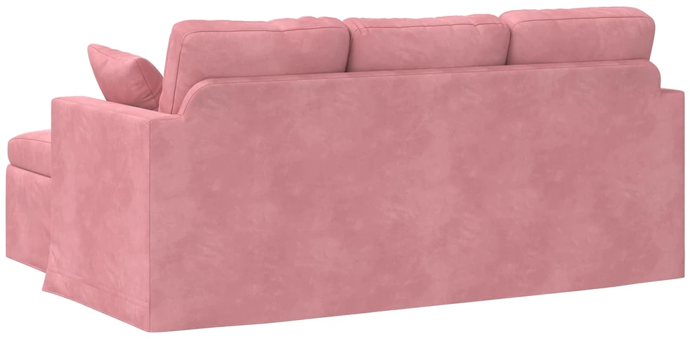 Sofa Rožinė 178 x 134 x 80 cm Aksomas