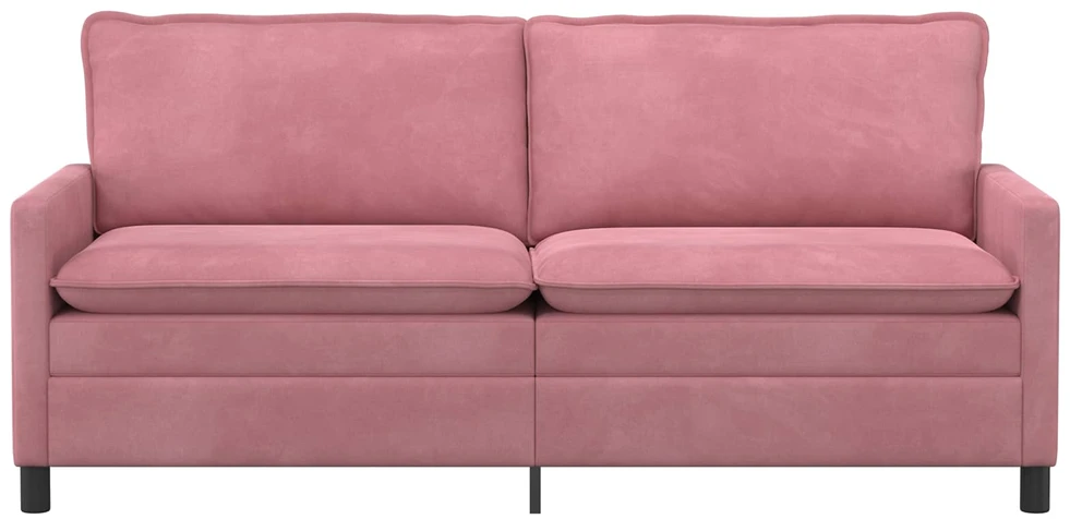 Sofa Rožinė 196 x 81 x 87,5 cm Aksomas