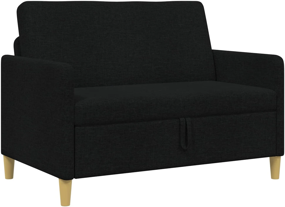 Sofa su saugojimo vieta Juoda 122 x 78 x 87 cm Poliesteris